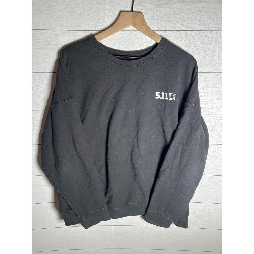 5.11 Tactical Men Sweatshirt 2XL Black Purpose Built Gear Always Be Ready